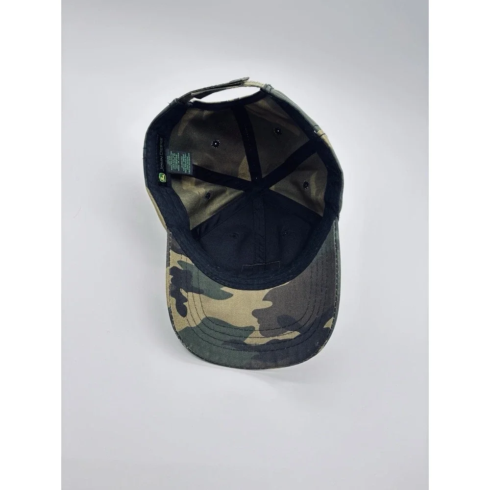 John Deere Camo Hunters Cap Youth Adjustable One Size